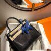 Old Cobbler Kelly Lizard Leather CK89 Black Silver Hardware 25cm Full Handmade
