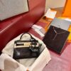 i1702701285_4329_0 Old Cobbler Mini Kelly Lizard Leather CK89 Black Gold Hardware 19cm Full Handmade