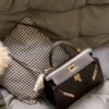 i1728802212_134_0 Old Cobbler Kelly Shiny Box Leather Ebony Color Gold Hardware 28cm Full Handmade