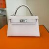i1731130758_858_0 Old Cobbler Mini Kelly Epsom Leather Light Purple Pink Silver Hardware 19cm Full Handmade