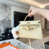 i1750746125972_3440_0_0 Old Cobbler Factory Mini Kelly Matte Alligator Crocodile i2 Cream White Gold Hardware 19cm Full Handmade