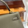 wsxc1764078188928_3 Old Cobbler Factory Kelly Touch Togo & Matte Crocodile Deep Grey Gold Hardware 25cm Full Handmade