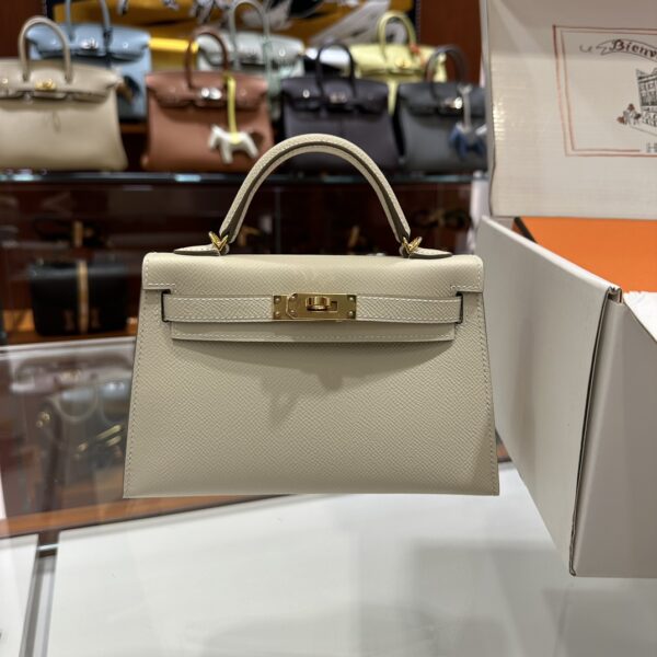 wsxc1775122666991_0-1 Old Cobbler Mini Kelly Epsom Leather Cream White Gold Hardware 19cm Full Handmade