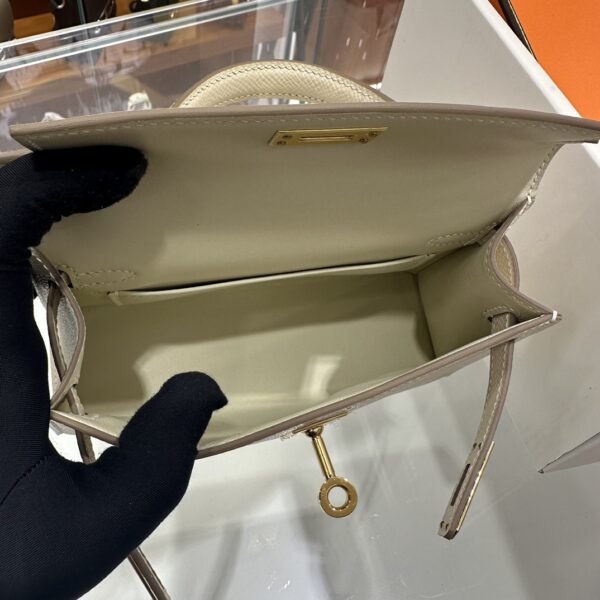 wsxc1775122666991_6 Old Cobbler Mini Kelly Epsom Leather Cream White Gold Hardware 19cm Full Handmade