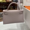 wsxc1775122690808_3 Old Cobbler Mini Kelly Epsom Leather Light Purple Pink Silver Hardware 19cm Full Handmade