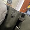 Old Cobbler Kelly Togo Leather 8F Medium Grey Silver Hardware 25cm Full Handmade