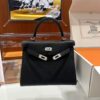 wsxc1778859463712_1 Old Cobbler Kelly Togo Leather CK89 Black Silver Hardware 25cm Full Handmade
