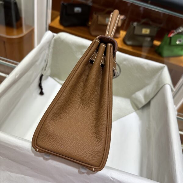 wsxc1778859491684_3 Old Cobbler Kelly Togo Leather CK37 Gold Brown Silver Hardware 25cm Full Handmade