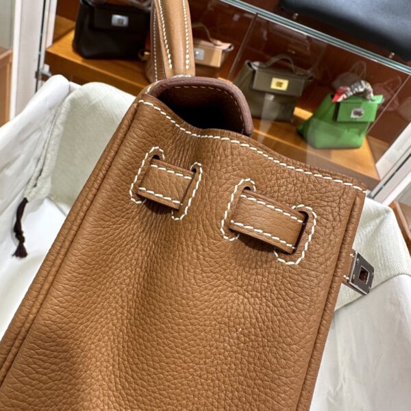 wsxc1778859491685_9 Old Cobbler Kelly Togo Leather CK37 Gold Brown Silver Hardware 25cm Full Handmade