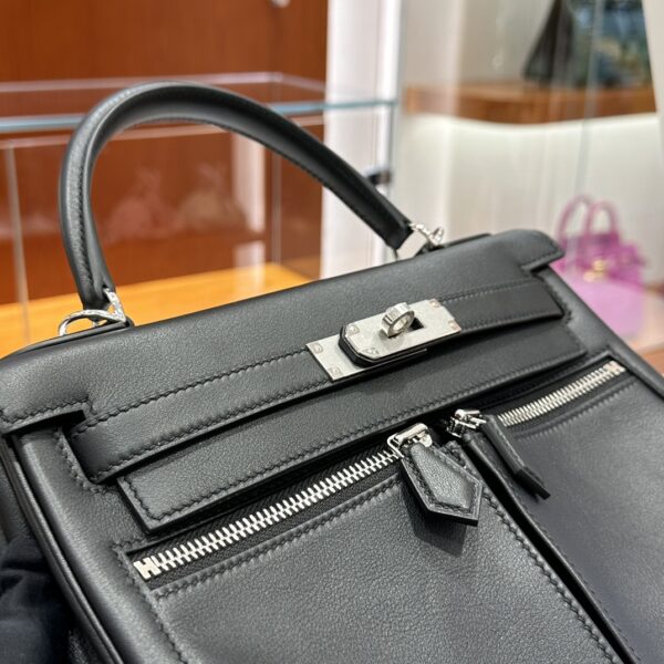 wsxc1779199261557_2 Old Cobbler Kelly Lakis Swift Leather CK89 Black Silver Hardware 28cm Full Handmade
