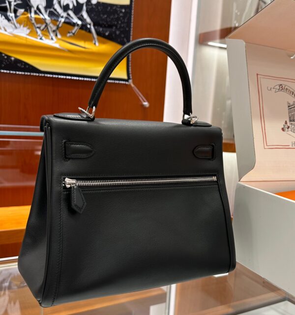 wsxc1779199261557_7 Old Cobbler Kelly Lakis Swift Leather CK89 Black Silver Hardware 28cm Full Handmade