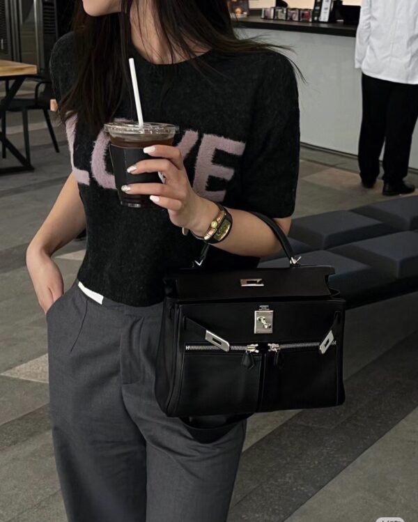 wsxc1779199270774_8 Old Cobbler Kelly Lakis Swift Leather CK89 Black Silver Hardware 28cm Full Handmade