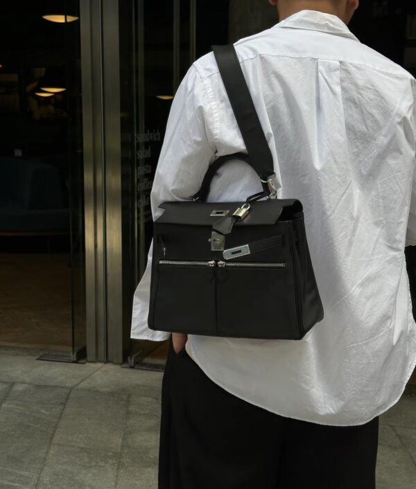 wsxc1779199274670_4 Old Cobbler Kelly Lakis Swift Leather CK89 Black Silver Hardware 28cm Full Handmade