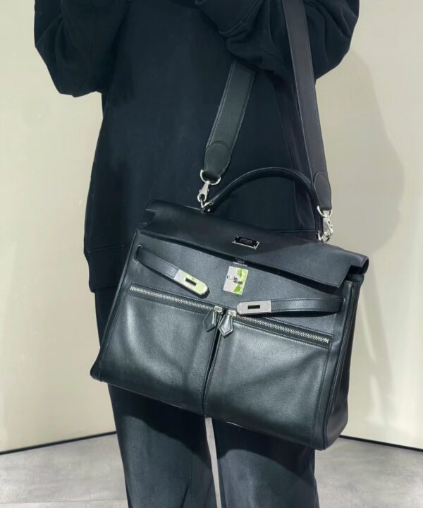 wsxc1779199274670_5 Old Cobbler Kelly Lakis Swift Leather CK89 Black Silver Hardware 28cm Full Handmade
