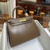wsxc1779199378204_3 Old Cobbler Kelly Shiny Box Leather Caramel Coffee Gold Hardware 28cm Full Handmade