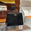 Old Cobbler Kelly Lizard Leather CK89 Black Silver Hardware 25cm Full Handmade
