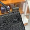 wsxc1781114011543_3 Old Cobbler Mini Kelly Lizard Leather CK89 Black Silver Hardware 19cm Full Handmade