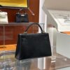 wsxc1781114030452_1 Old Cobbler Mini Kelly Lizard Leather CK89 Black Gold Hardware 19cm Full Handmade
