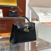 wsxc1781114030452_4 Old Cobbler Mini Kelly Lizard Leather CK89 Black Gold Hardware 19cm Full Handmade