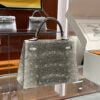 wsxc1781114051873_1 Old Cobbler Bags Kelly Lizard Leather Original Color Silver Hardware 25cm Full Handmade