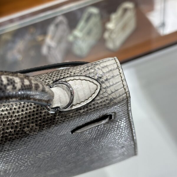 wsxc1781114051873_2 Old Cobbler Bags Kelly Lizard Leather Original Color Silver Hardware 25cm Full Handmade