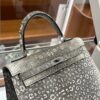 wsxc1781114051873_3 Old Cobbler Bags Kelly Lizard Leather Original Color Silver Hardware 25cm Full Handmade