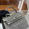 Old Cobbler Mini Kelly Lizard Leather Original Color Silver Hardware 19cm Full Handmade