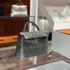Old Cobbler Mini Kelly Lizard Leather Original Color Silver Hardware 19cm Full Handmade