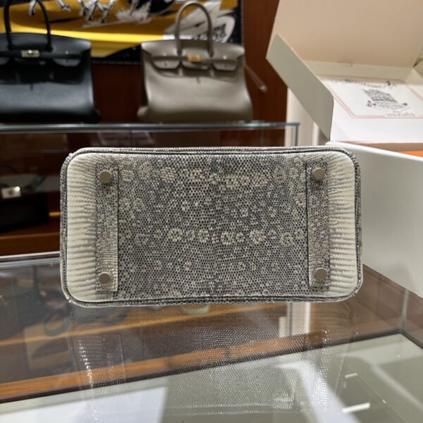 wsxc1782990635062_5 Old Cobbler Birkin Lizard Leather 1B Ombre Original Color Silver Hardware 25cm Full Handmade