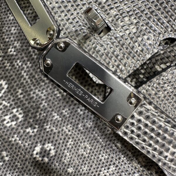 wsxc1782990635062_8 Old Cobbler Birkin Lizard Leather 1B Ombre Original Color Silver Hardware 25cm Full Handmade