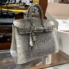 wsxc1782990635062_9 Old Cobbler Birkin Lizard Leather 1B Ombre Original Color Silver Hardware 25cm Full Handmade