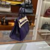wsxc1782990657411_1 Old Cobbler Birkin Lizard Leather P9 Anemone Purple Silver Hardware 25cm Full Handmade