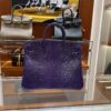 wsxc1782990657411_2 Old Cobbler Birkin Lizard Leather P9 Anemone Purple Silver Hardware 25cm Full Handmade