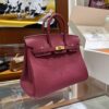 Old Cobbler Birkin Togo Leather K1 Grenat Red Gold Hardware 25cm Full Handmade