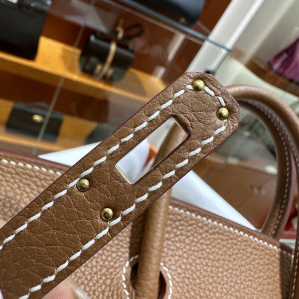 Old Cobbler Birkin Togo Leather CK37 Golden Brown Gold Hardware 25cm Full Handmade