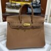 Old Cobbler Birkin Togo Leather CK37 Golden Brown Gold Hardware 25cm Full Handmade