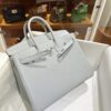 wsxc1782990830532_3 Old Cobbler Birkin Togo Leather P0 Gris Grey Silver Hardware 25cm Full Handmade