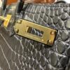wsxc1782991016972_6 Old Cobbler Birkin Matte Alligator Crocodile CK89 Black Gold Hardware 25cm Full Handmade