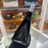 Old Cobbler Factory Mini Kelly Shiny Porosus Crocodile CK89 Black Gold Hardware 19cm Full Handmade