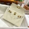 wsxc1784136045667_6 Old Cobbler Factory Mini Kelly Matte Alligator Crocodile i2 Cream White Gold Hardware 19cm Full Handmade