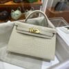 wsxc1784136046280_15 Old Cobbler Factory Mini Kelly Matte Alligator Crocodile i2 Cream White Gold Hardware 19cm Full Handmade