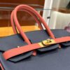 wsxc1784649183312_3 Old Cobbler Factory Birkin Epsom Leather Gem Blue & Red Gold Hardware 30cm Full Handmade