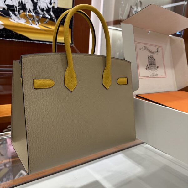 wsxc1784649237630_6 Old Cobbler Factory Birkin Epsom Leather Khaki & Yellow Gold Hardware 30cm Full Handmade