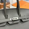 Old Cobbler Factory Birkin Epsom Leather Deep Grey Silver Hardware 25cm Full Handmade
