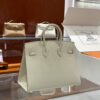 wsxc1784649295229_5 Old Cobbler Factory Birkin Epsom Leather Cream White Gold Hardware 25cm Full Handmade