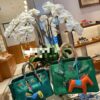 wsxc1784907055903_0 Old Cobbler Factory Birkin Swift Leather Bamboo Green Silver Hardware 30cm Full Handmade