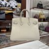 wsxc1784907083510_2 Old Cobbler Factory Birkin in & out Swift Leather White Silver Hardware 25cm Full Handmade