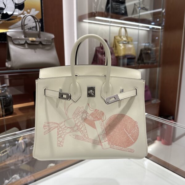 wsxc1784907083510_3 Old Cobbler Factory Birkin in & out Swift Leather White Silver Hardware 25cm Full Handmade