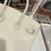 wsxc1784907083510_8 Old Cobbler Factory Birkin in & out Swift Leather White Silver Hardware 25cm Full Handmade
