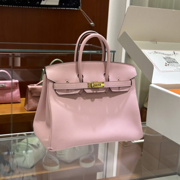 wsxc1784907133271_0-1 Old Cobbler Factory Birkin Swift Leather 3Q Sakura Pink Gold Hardware 25cm Full Handmade